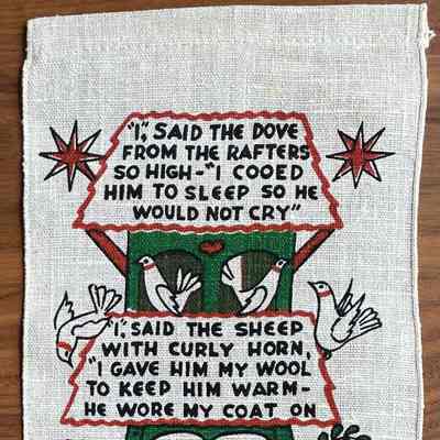 Wallhanging, Plowshares: Christmas, Friendly Beasts 709