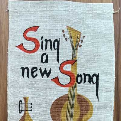 Wallhanging, Plowshares: Psalms 33 (TK)