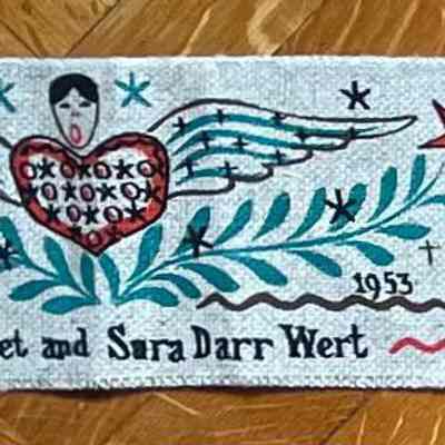 Print, Christmas: 1953 Wert Family Christmas Greeting