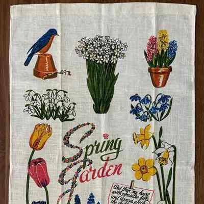 Towel, Wallhanging: Spring Garden 224