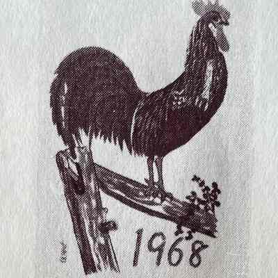 Towel, Calendar: Rooster 400, 1968