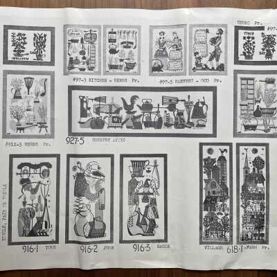 Village-Farm 618-1 Pair, lower right corner.: From “Country Prints in Frames Designed by Robert Darr Wert”, p.2, c.1960.