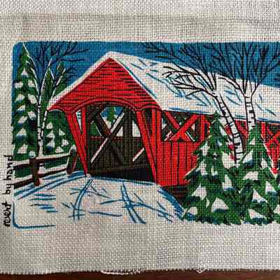 Pillow: Covered Bridge (TK)