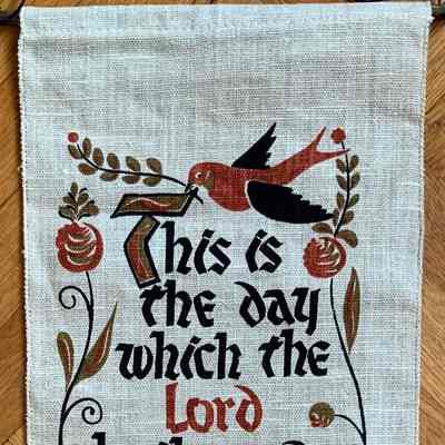Wallhanging, Plowshares: Rejoice U853