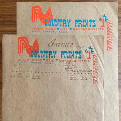 Branding: Country Prints Letterhead, c.1953