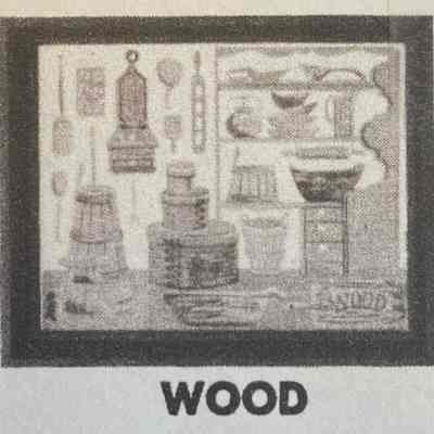 Framed Print: Wood 97-3; see “Framed Prints and Mounted Prints” entries.: From “Country Prints in Frames”, c.1955.