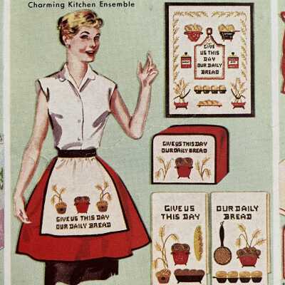 Bucilla “Daily Bread” feature within larger advertisement.: Cropped from ad below.