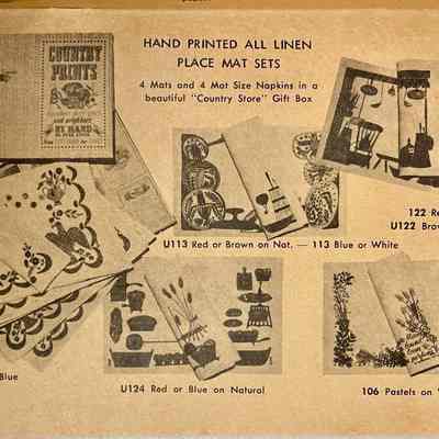Daily Bread U124, bottom center.: From “Country Prints by Robert Darr Wert and Neighbors”, c.1963.
