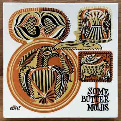Tile: Buttermolds T-24.: PKM collection.
