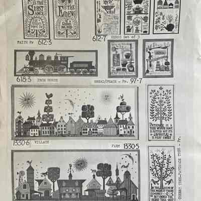 Village 1330-6, third row, left.: From “Country Prints in Frames Designed by Robert Darr Wert”, p.9., c.1960.