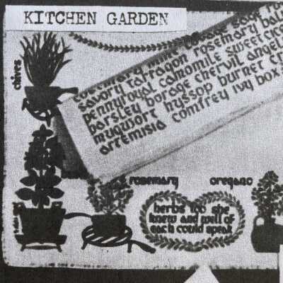Kitchen Garden 115 placemat set.: Cropped from brochure image below. Images: PKM, unless noted.