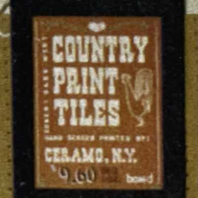Branding, Signage: Country Prints Tiles Sign