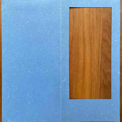 Card open, exterior.