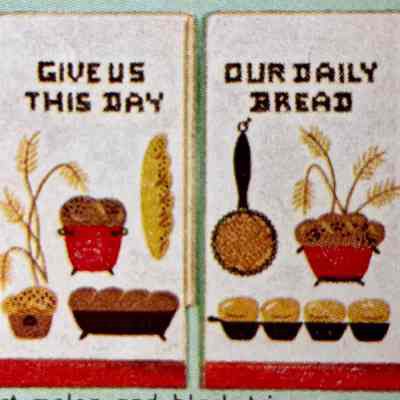 Kit: Bucilla Daily Bread No.3321 Kitchen Towels: Cropped from image below. Images: PKM