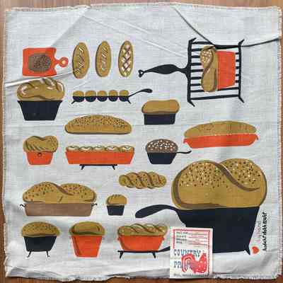 Table Square: Muffin Cloth or Napkin 211, Red
