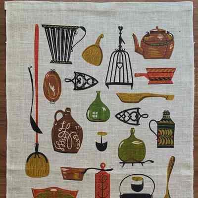 Towel, Wallhanging: Antique Kitchen U265, 1964-65 World’s Fair