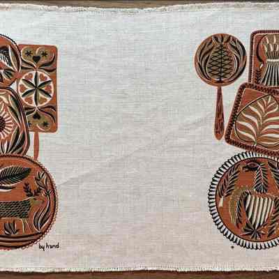 Matching placemat: Buttermolds 113 (TK); see “Placemat Sets”.: PKM collection. Image: PKM