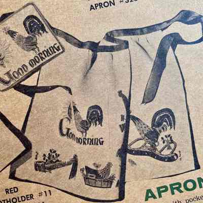 Kitchen, Apron: Good Morning 326 (Later Version)