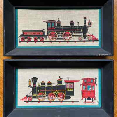 Print: Early Locomotives 612-4