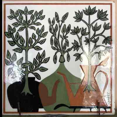 Matching tile: Kitchen Garden T-15.: Image: anonymous Pinterest post.