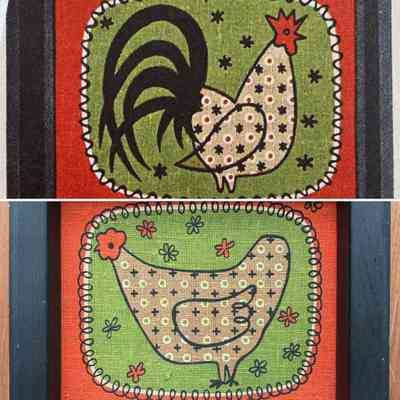 Print: Chickens 67-3 Pair, aka 57-2