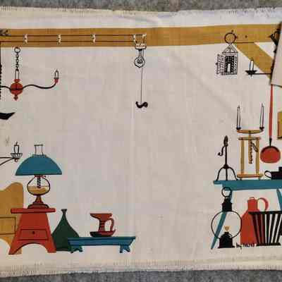 Commissioned placemat set.: Collection of Kathie Ferguson. Image: Kathie Ferguson.