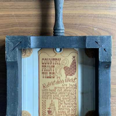 Back of tile “Skillet”.