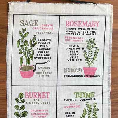 Wallhanging: Herb Chart 258