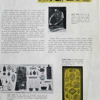 Buttermolds (TK) print, bottom right.: From the journal Design, Volume 55, Issue 2, 1955.