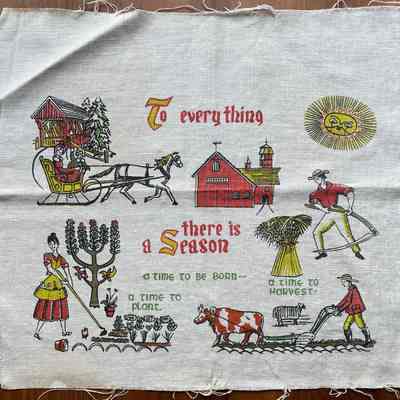 Strike-Off: Four Seasons 510 Calendar Towel