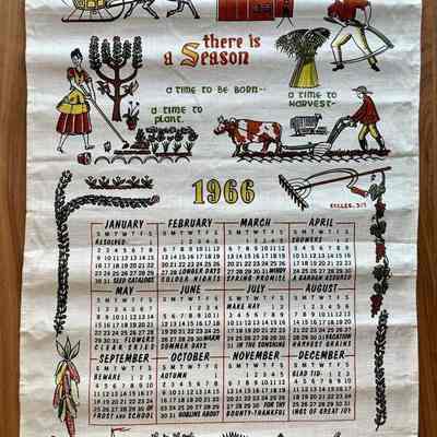 Four Season 510 calendar towel.: PKM collection.