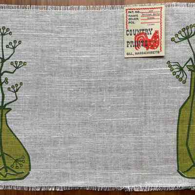 Placemat with Country Prints Product tag.