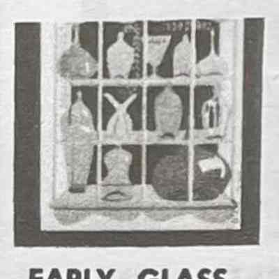 Framed Print: Early Glass 97-3; see “Framed Prints and Mounted Prints” entries.: From “Country Prints in Frames”, c.1955.