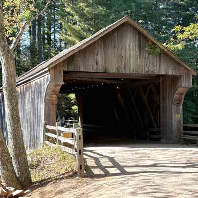 The Town Truss Covered Bridge (nka: the Vermont Covered Bridge), illustrated at left, third from top.