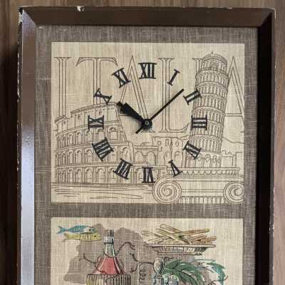 Clock: GE Box Clock, Italia, Model 2527 (TK)