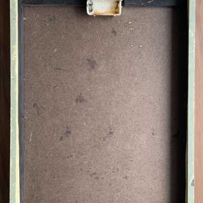 Back of clock frame.