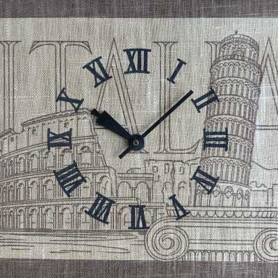 Detail of clock face.