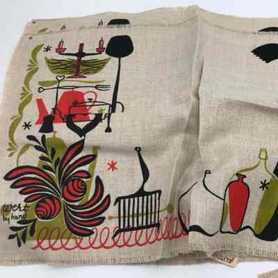 Placemat: Yankee Doodles 112, c.1957, Brown Spice