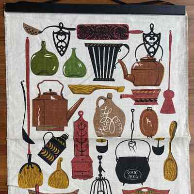 Wallhanging, Scroll: Frontier Cooking 222