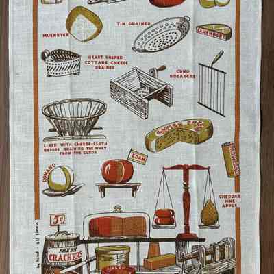 Matching wallhanging: Cheese 266; see “Towels/Wallhangings”.: PKM collection.