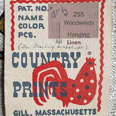 Product tag with sales notations.