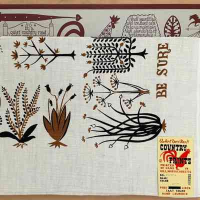 . Tablecloth with original packaging and product tag.