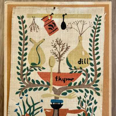 Notecard, Country Print Notes: Country Cooking Notes 334, Kitchen Garden (TK)