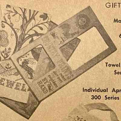 Branding, Packaging: Country Store Gift Box, Matching Towel and Tile Set