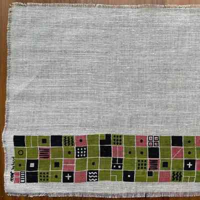 Placemat: Craft Horizons, Mosaic 108, Green