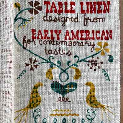 Page 3 promoting Country Prints table linens.