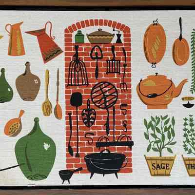 Matching mounted print for framing: Friendly Kitchen 917; see “Framed Prints and Mounted Prints” entries.: PKM collection. Image: PKM
