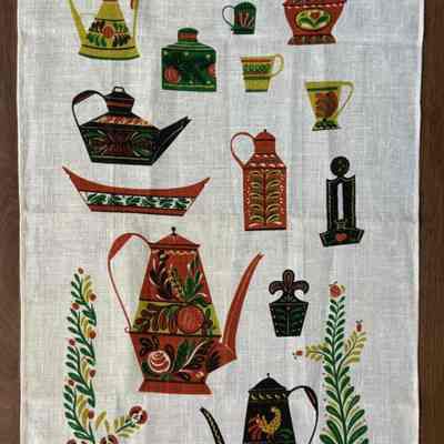 Matching wallhanging: Country Tin 217.: PKM collection.