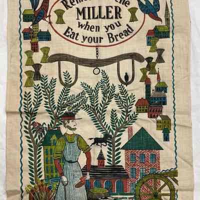 Matching towel/wallhanging: Remember the Miller 205; see “Towels/Wallhangings”.: Gill Historical Commission collection. Image: Michael J. Dawson
