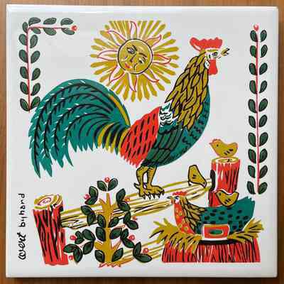 Matching tile: Good Morning 526.: Collection of Sara Leeper.